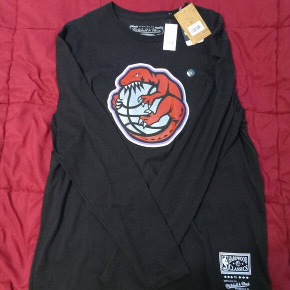 Toronto Raptors Mitchell and Ness Long sleeve T-Shirt XL - Picture 1 of 4